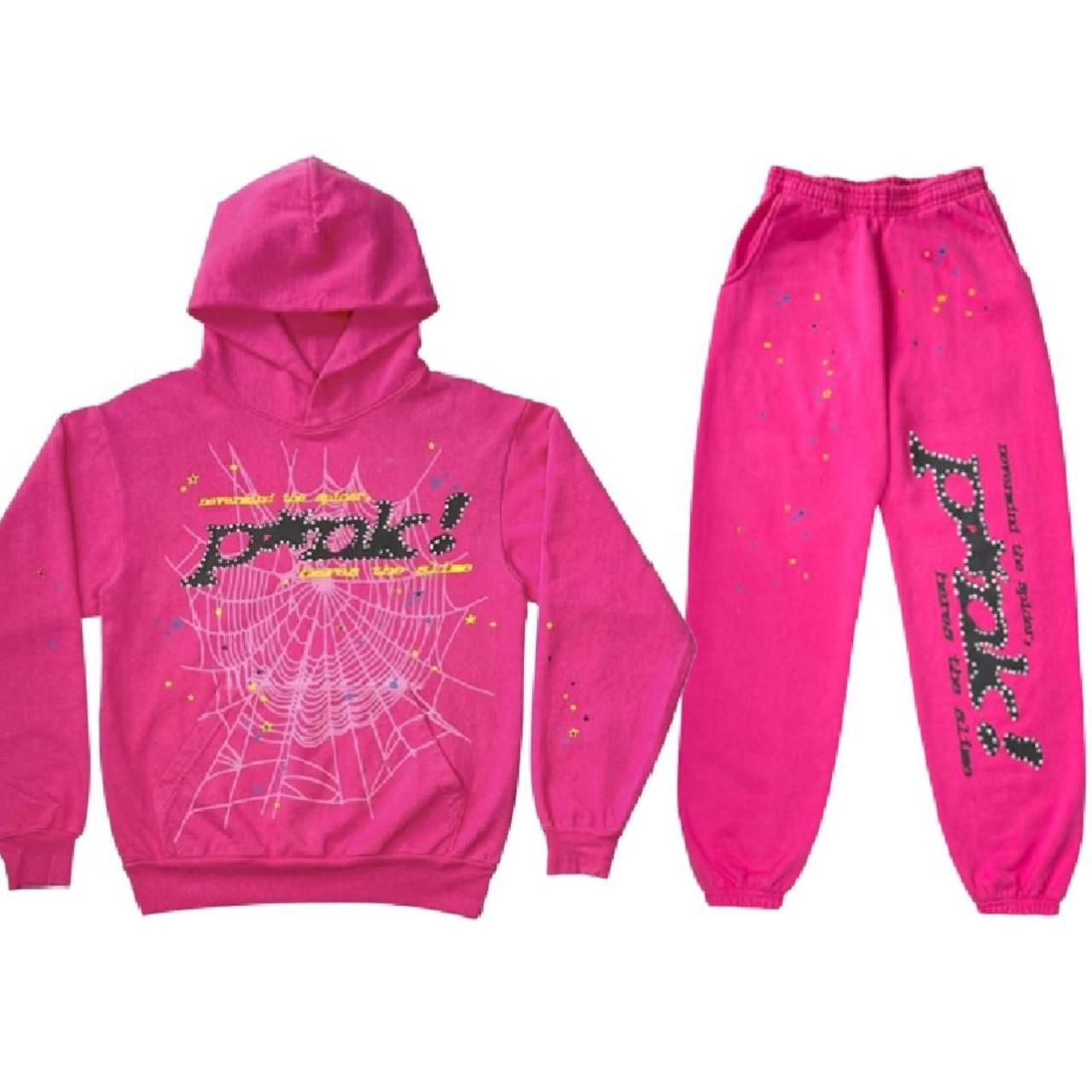 Sp*der P*NK! Tracksuit Pink