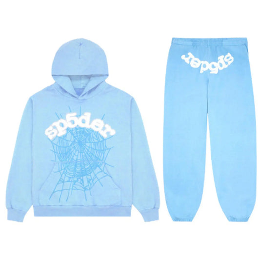 Sp*der Baby Blue Tracksuit